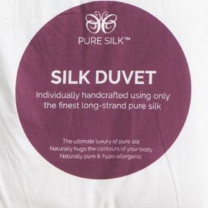 Silk Filled Cotton Duvet from PURE SILK